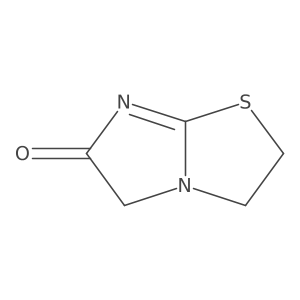 2,3-Dihydroimidazo[2,1-b]thiazol-6(5H)-one结构式