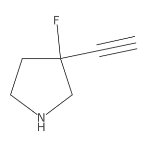 3-Ethynyl-3-fluoropyrrolidine Structure
