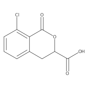 8-Chloro-1-oxoisochromane-3-carboxylic acid Structure