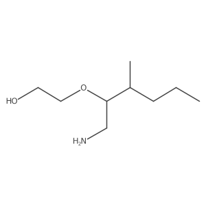 2-[(1-Amino-3-methylhexan-2-yl)oxy]ethan-1-ol结构式