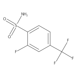 2-Fluoro-4-(trifluoromethyl)benzenesulfonamide Structure