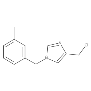 4-(chloromethyl)-1-(3-methylbenzyl)-1H-imidazole Structure