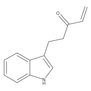 5-(1H-indol-3-yl)pent-1-en-3-one结构式