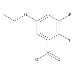 1,2-Difluoro-5-ethoxy-3-nitrobenzene Structure