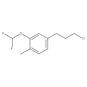 1-(3-Chloropropyl)-3-(difluoromethoxy)-4-iodobenzene Structure