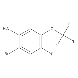 2-Bromo-4-fluoro-5-(trifluoromethoxy)aniline Structure