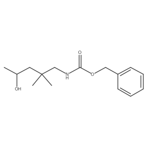benzyl N-(4-hydroxy-2,2-dimethylpentyl)carbamate Structure