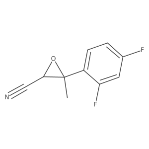 3-(2,4-Difluorophenyl)-3-methyloxirane-2-carbonitrile结构式