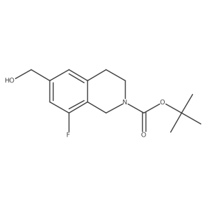 Tert-butyl 8-fluoro-6-(hydroxymethyl)-3,4-dihydroisoquinoline-2(1h)-carboxylate Structure
