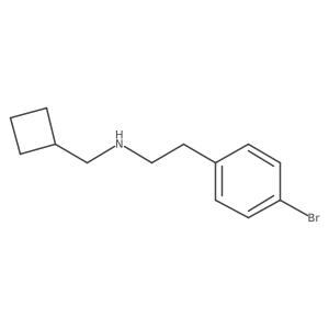 [2-(4-Bromophenyl)ethyl](cyclobutylmethyl)amine结构式