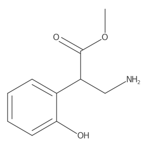 Methyl 3-amino-2-(2-hydroxyphenyl)propanoate Structure