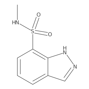 N-methyl-2H-indazole-7-sulfonamide Structure