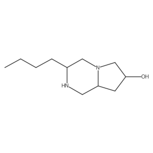 (3S,7R,8AS)-3-butyloctahydropyrrolo[1,2-a]pyrazin-7-ol结构式