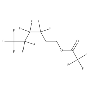 (Perfluorobutyl)ethyl trifluoroacetate Structure