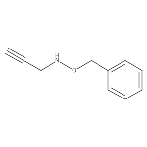 2-Propyn-1-amine, N-(phenylmethoxy)- Structure
