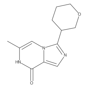 6-Methyl-3-(tetrahydro-2H-pyran-3-yl)imidazo[1,5-a]pyrazin-8(7h)-one Structure