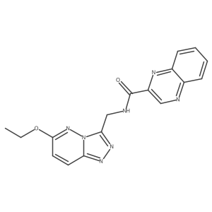 N-((6-ethoxy-[1,2,4]triazolo[4,3-b]pyridazin-3-yl)methyl)quinoxaline-2-carboxamide结构式