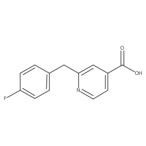 2-(4-Fluorobenzyl)isonicotinic acid Structure
