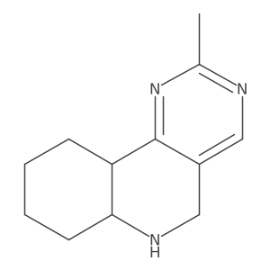 2-methyl-5H,6H,6aH,7H,8H,9H,10H,10aH-pyrimido[5,4-c]quinoline Structure