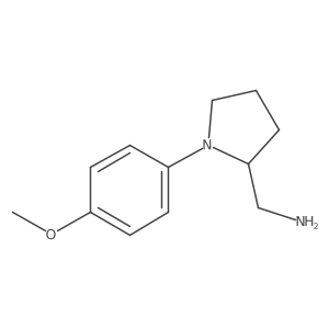 1-[(2S)-1-(4-Methoxyphenyl)-2-pyrrolidinyl]methanamine结构式