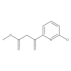 Methyl 3-(6-chloropyridin-2-yl)-3-oxopropanoate Structure