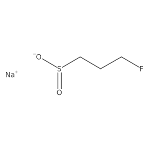 Sodium 3-fluoropropane-1-sulfinate Structure