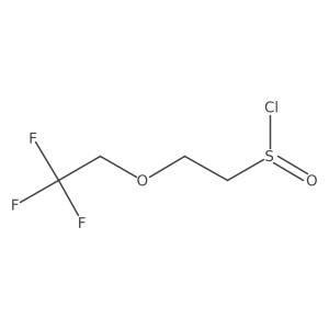 2-(2,2,2-Trifluoroethoxy)ethane-1-sulfinyl chloride结构式