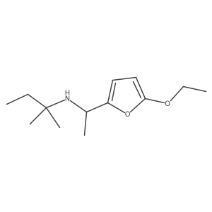 [1-(5-Ethoxyfuran-2-yl)ethyl](2-methylbutan-2-yl)amine结构式