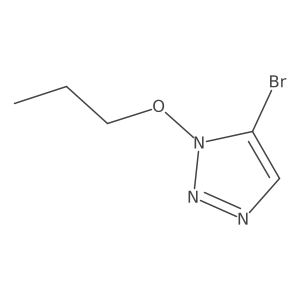 5-bromo-1-propoxy-1H-1,2,3-triazole结构式