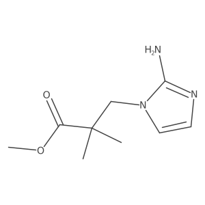methyl 3-(2-amino-1H-imidazol-1-yl)-2,2-dimethylpropanoate Structure