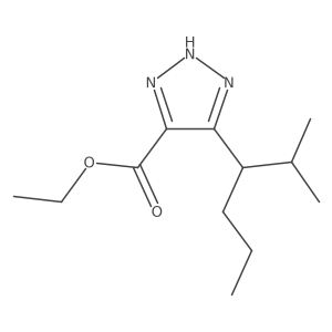 ethyl 5-(2-methylhexan-3-yl)-1H-1,2,3-triazole-4-carboxylate Structure