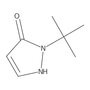 1-(Tert-butyl)-1H-pyrazol-5-OL结构式