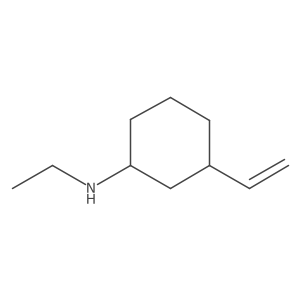 3-ethenyl-N-ethylcyclohexan-1-amine Structure