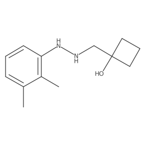 1-{[2-(2,3-Dimethylphenyl)hydrazin-1-yl]methyl}cyclobutan-1-ol Structure