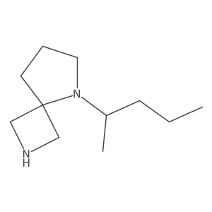 5-(Pentan-2-yl)-2,5-diazaspiro[3.4]octane结构式