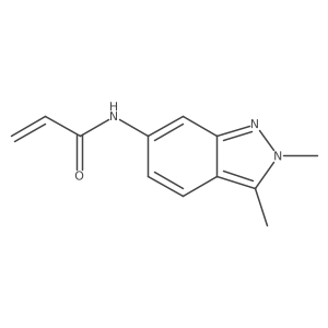 N-(2,3-Dimethylindazol-6-yl)prop-2-enamide结构式