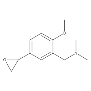 ({2-methoxy-5-[(2R)-oxiran-2-yl]phenyl}methyl)dimethylamine结构式