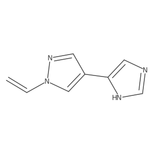1-ethenyl-4-(1H-imidazol-4-yl)-1H-pyrazole Structure