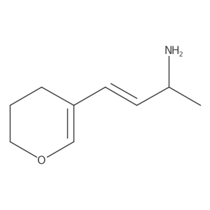 4-(3,4-dihydro-2H-pyran-5-yl)but-3-en-2-amine Structure