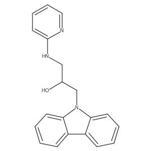 1-(9H-carbazol-9-yl)-3-(pyridin-2-ylamino)propan-2-ol Structure
