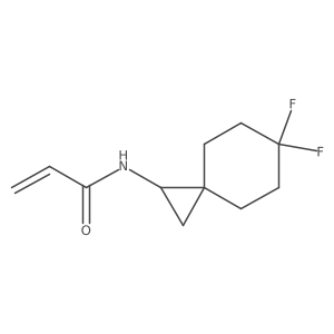 N-(6,6-Difluorospiro[2.5]octan-2-yl)prop-2-enamide Structure