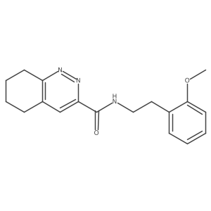 N-[2-(2-Methoxyphenyl)ethyl]-5,6,7,8-tetrahydrocinnoline-3-carboxamide Structure