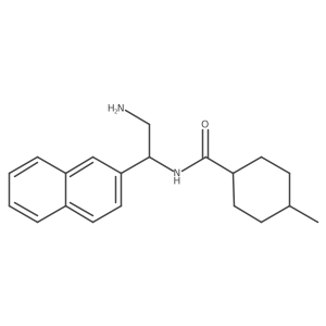 N-[2-amino-1-(naphthalen-2-yl)ethyl]-4-methylcyclohexane-1-carboxamide Structure