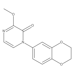 1-(2,3-Dihydro-1,4-benzodioxin-6-yl)-3-methoxy-1,2-dihydropyrazin-2-one Structure