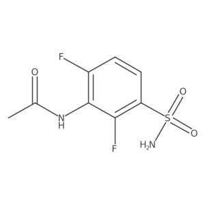 N-(2,6-difluoro-3-sulfamoylphenyl)acetamide Structure
