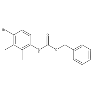benzyl N-(4-bromo-2,3-dimethylphenyl)carbamate结构式