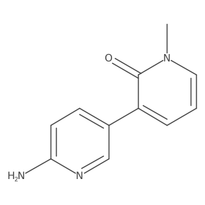 6'-Amino-1-methyl[3,3'-bipyridin]-2(1H)-one结构式