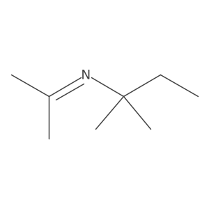 (2-Methylbutan-2-yl)(propan-2-ylidene)amine结构式