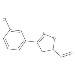 (R)-3-(3-Chlorophenyl)-5-vinyl-4,5-dihydroisoxazole Structure
