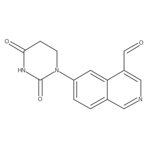 6-(2,4-Dioxo-1,3-diazinan-1-yl)isoquinoline-4-carbaldehyde Structure